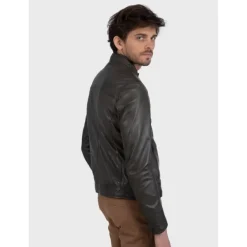 OAKWOOD Blousons^Agent Bronze - Blouson Cuir Veritable