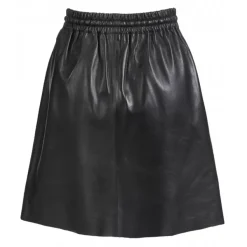 OAKWOOD Jupes Et Shorts^Alba Noir - Jupe Courte Evasee En Cuir Veritable