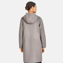 OAKWOOD Manteaux^Alessia Smoke / Concrete - Manteau En Laine Reversible