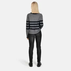 OAKWOOD Pantalons^Anoushka Noir - Pantalon Stretch En Cuir Veritable