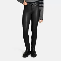 OAKWOOD Pantalons^Anoushka Noir - Pantalon Stretch En Cuir Veritable