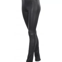 OAKWOOD Pantalons^Asteroid Noir - Pantalon Legging Stretch En Cuir Veritable Lisse