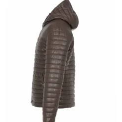 OAKWOOD Doudounes^Aurelien Marron - Doudoune En Cuir Veritable