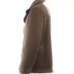 OAKWOOD Vestes^Belmont Marron - Veste Reversible Effet Peau Lainee