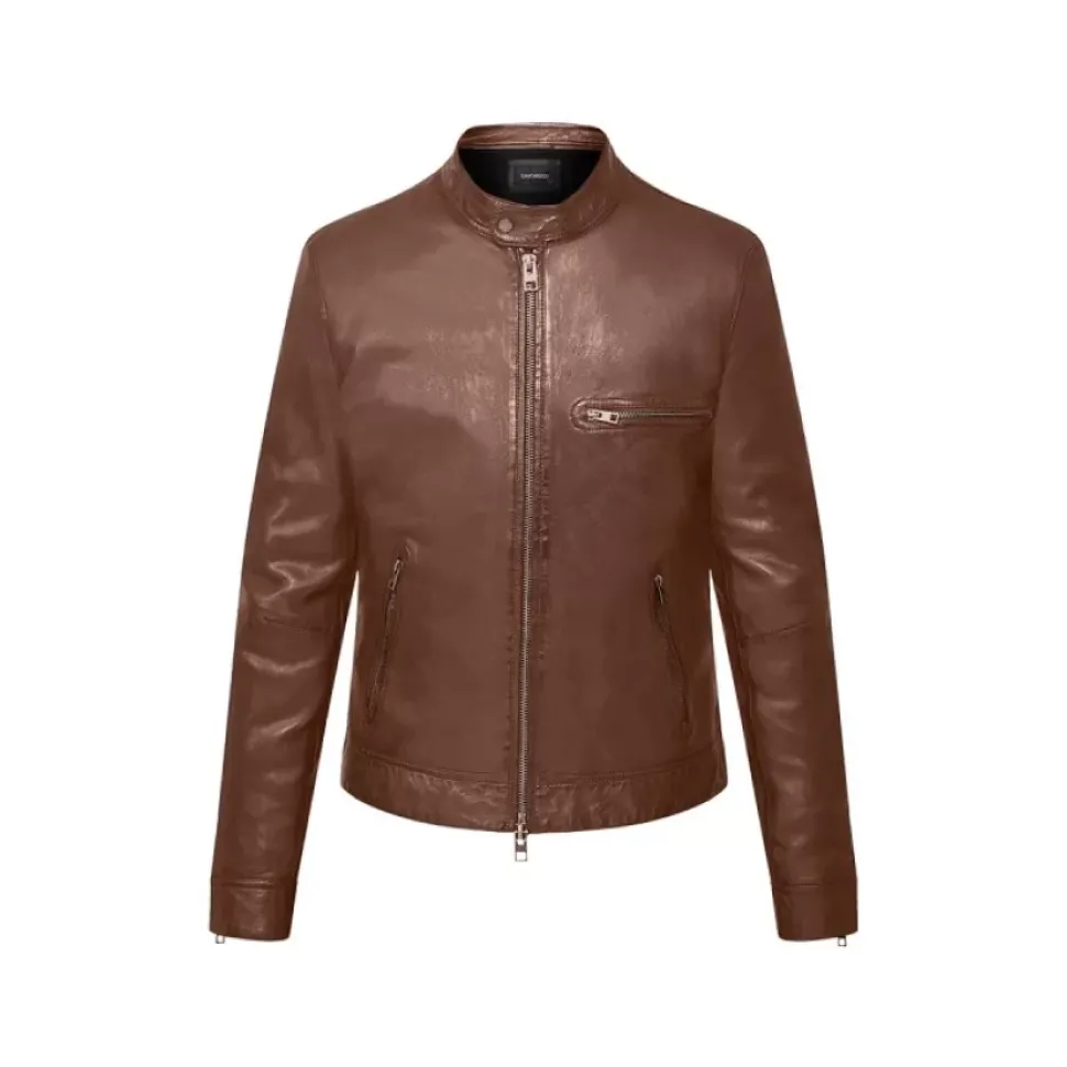 OAKWOOD Blousons^Bobby Tan - Blouson En Cuir Veritable
