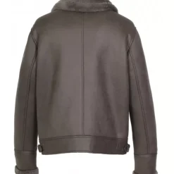 OAKWOOD Blousons^Bravour Kaki Fonce - Blouson Bomber Effet Mouton Retourne