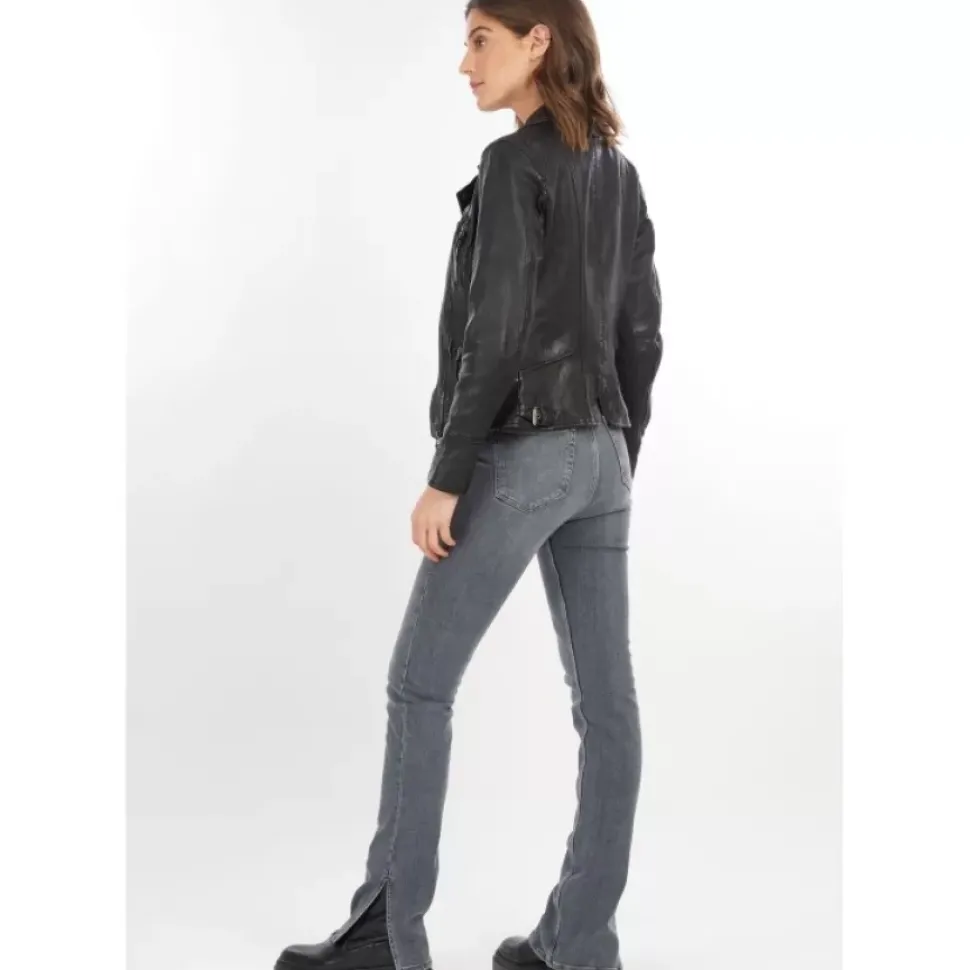 OAKWOOD Blousons^Camera Noir - Blouson En Cuir Veritable