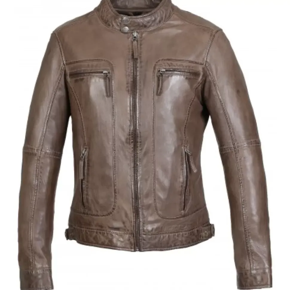 OAKWOOD Blousons^Casey Cafe - Blouson En Cuir Veritable