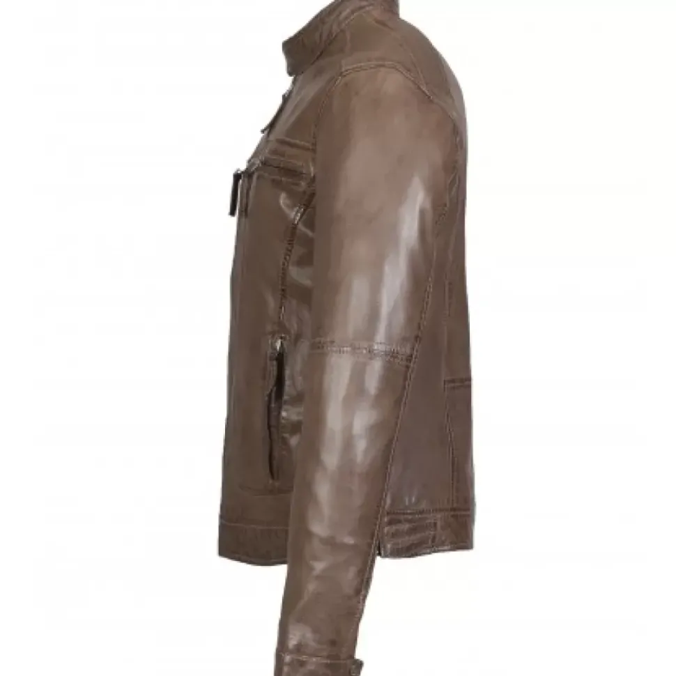 OAKWOOD Blousons^Casey Cafe - Blouson En Cuir Veritable