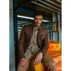 OAKWOOD Blousons^Casey Tobacco - Blouson En Cuir Veritable