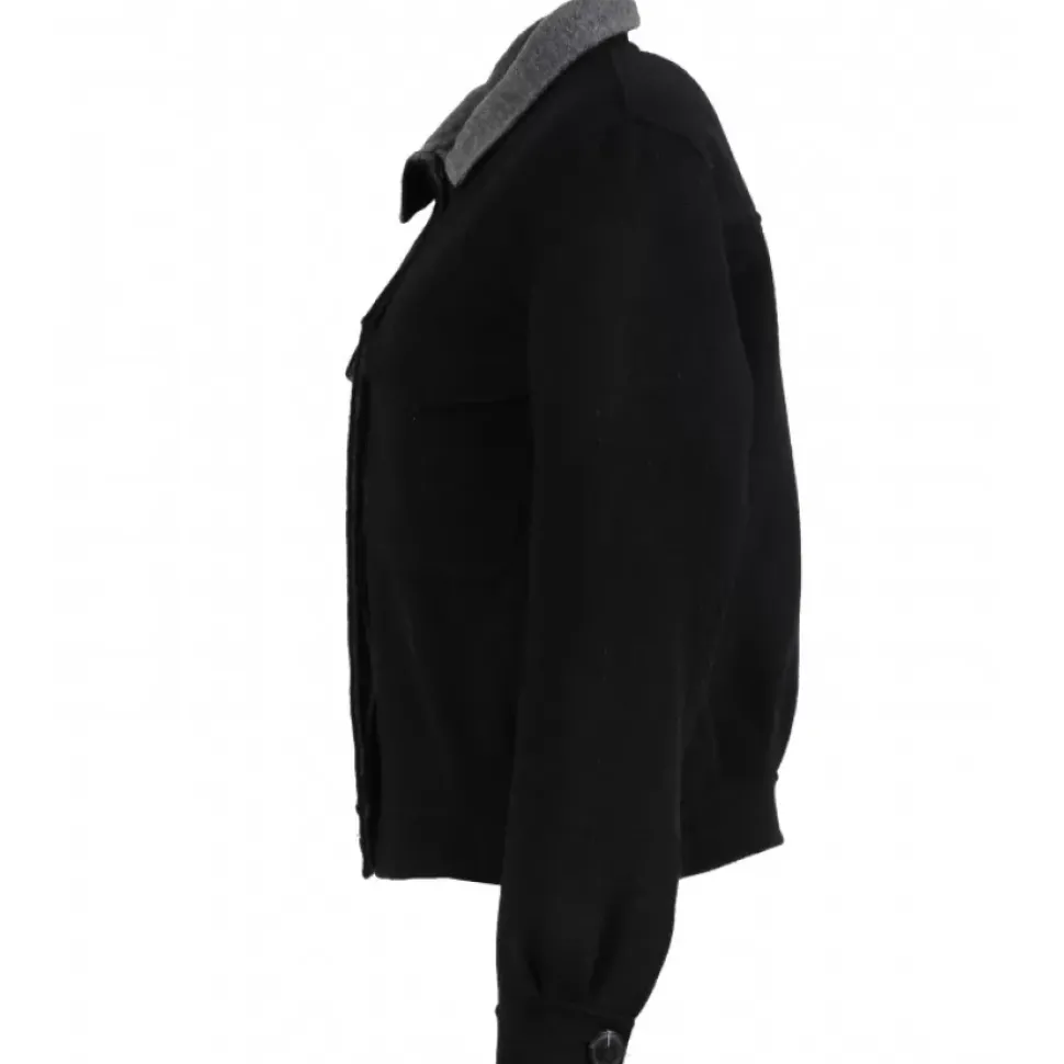 OAKWOOD Vestes^Cayenne Bi Noir - Veste Courte En Laine