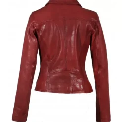 OAKWOOD Blousons^Clips Feu - Blouson Asymetrique Epure En Cuir Veritable