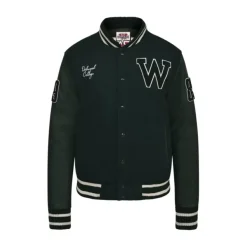 OAKWOOD Blousons^College Noir - Blouson En Cuir Veritable