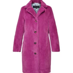 OAKWOOD Manteaux^Cyber Mauve - Manteau Long En Fausse Fourrure