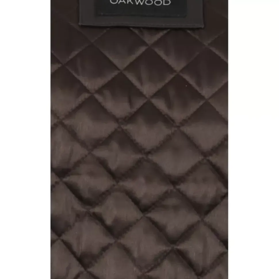 OAKWOOD Blousons^Daddy Marron - Blouson Aviateur En Cuir Veritable