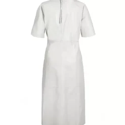 OAKWOOD Robes^Dance Beton - Robe Fourreau En Cuir Veritable