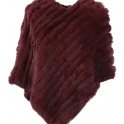 OAKWOOD Accessoires^Davos Porto - Poncho En Fourrure Veritable