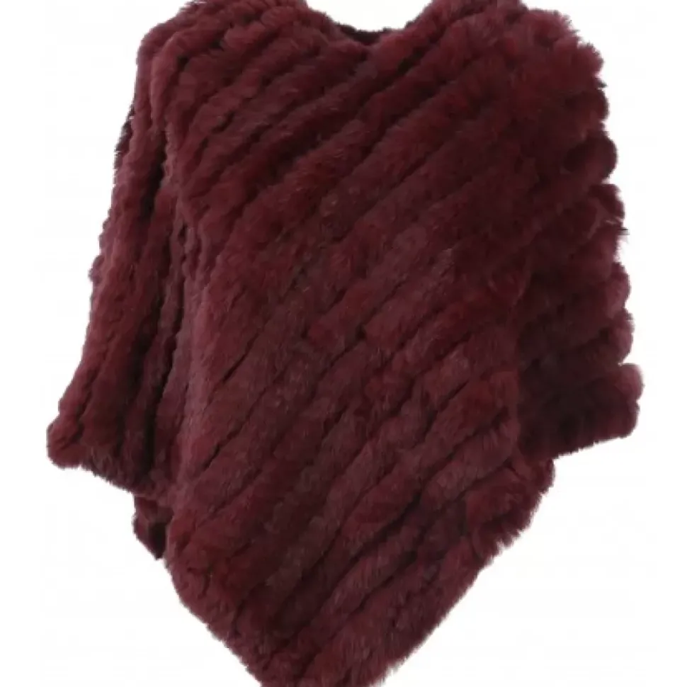 OAKWOOD Accessoires^Davos Porto - Poncho En Fourrure Veritable
