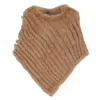 OAKWOOD Accessoires^Davos Toffee - Poncho En Fourrure Veritable