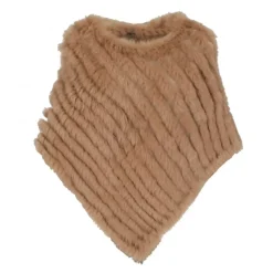 OAKWOOD Accessoires^Davos Toffee - Poncho En Fourrure Veritable
