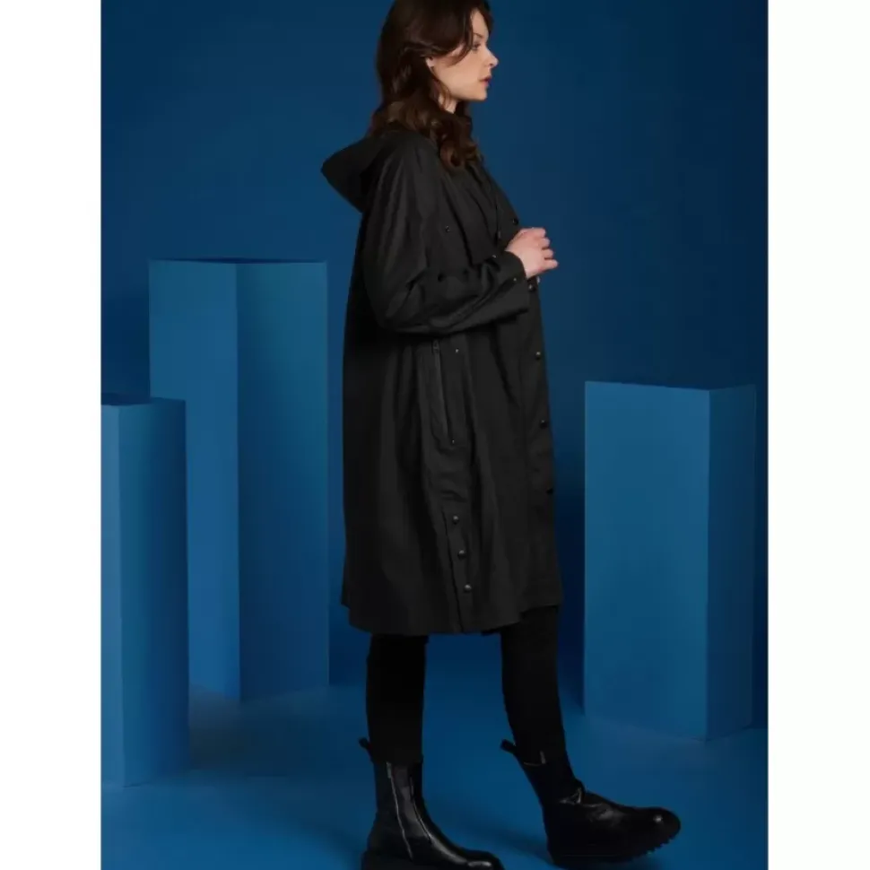 OAKWOOD Manteaux^Deluge Noir - Manteau Imperméable En Polyester