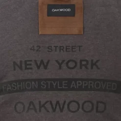 OAKWOOD Blousons^Drink Tan - Blouson En Cuir Veritable A Capuche Amovible