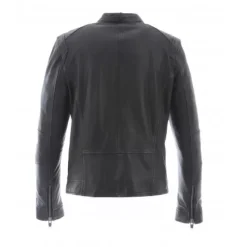 OAKWOOD Blousons^Dublin Noir - Blouson En Cuir Veritable Lisse