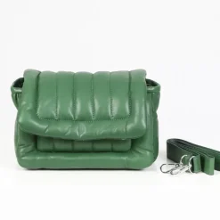 OAKWOOD Accessoires^Exception Emeraude - Sac En Bandouiliere En Cuir Veritable Matelasse