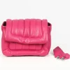 OAKWOOD Accessoires^Exception Fushia - Sac En Bandouiliere En Cuir Veritable Matelasse