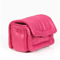OAKWOOD Accessoires^Exception Fushia - Sac En Bandouiliere En Cuir Veritable Matelasse