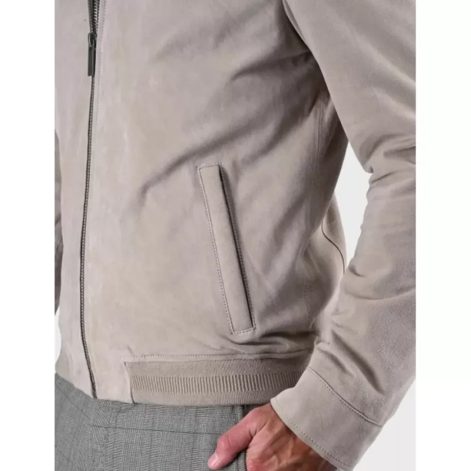 OAKWOOD Blousons^Filip Yemen - Blouson Epure En Cuir Veritable De Chevre Velours