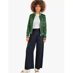 OAKWOOD Blousons^Flirt Emeraude - Blouson Teddy En Cuir Veritable
