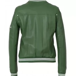 OAKWOOD Blousons^Flirt Emeraude - Blouson Teddy En Cuir Veritable