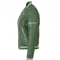 OAKWOOD Blousons^Flirt Emeraude - Blouson Teddy En Cuir Veritable
