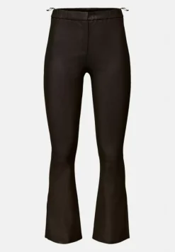 OAKWOOD Pantalons^Freya Marron Fonce - Pantalon Stretch Cuir Veritable