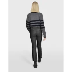 OAKWOOD Pantalons^Freya Noir - Pantalon Stretch Cuir Veritable