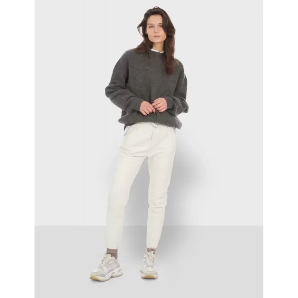 OAKWOOD Pantalons^Gift Blanc - Pantalon Jogpant Cuir Veritable