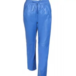 OAKWOOD Pantalons^Gift Bleu - Pantalon Jogpant Cuir Veritable