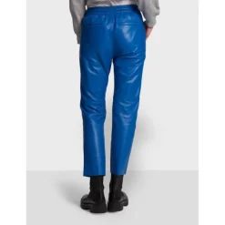 OAKWOOD Pantalons^Gift Bleu - Pantalon Jogpant Cuir Veritable