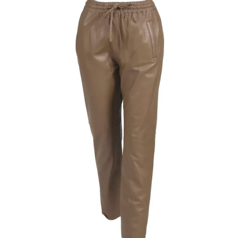 OAKWOOD Pantalons^Gift Cafe - Pantalon Jogpant Cuir Veritable