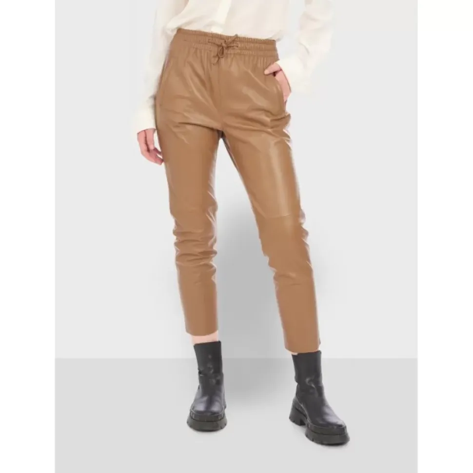OAKWOOD Pantalons^Gift Cafe - Pantalon Jogpant Cuir Veritable