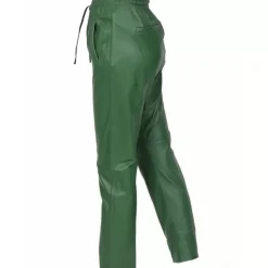 OAKWOOD Pantalons^Gift Emeraude - Pantalon Jogpant Cuir Veritable