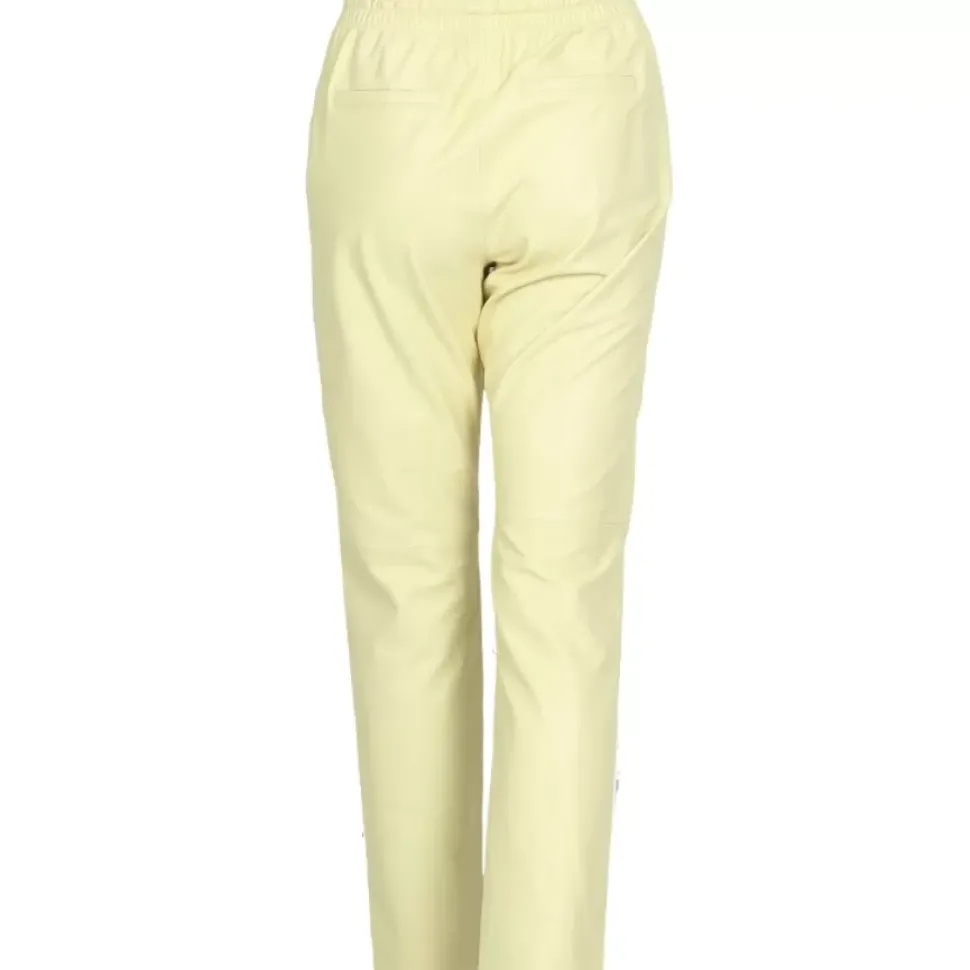 OAKWOOD Pantalons^Gift Jaune Clair - Jogpant En Cuir Veritable