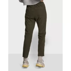 OAKWOOD Pantalons^Gift Kaki Fonce- Pantalon Jogpant Cuir Veritable Chevre Velours