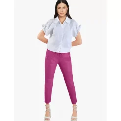 OAKWOOD Pantalons^Gift Mauve - Pantalon Jogpant Cuir Veritable