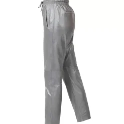 OAKWOOD Pantalons^Gift Metal Anthracite - Pantalon Jogpant Cuir Veritable