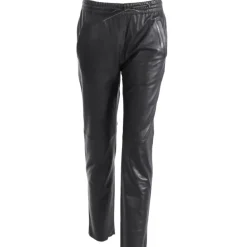 OAKWOOD Pantalons^Gift Noir - Pantalon Jogpant Cuir Veritable