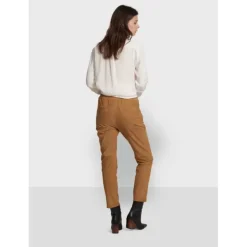 OAKWOOD Pantalons^Gift Tan - Pantalon Jogpant Cuir Veritable Chevre Velours