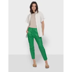 OAKWOOD Pantalons^Gift Vert - Pantalon Jogpant Cuir Veritable