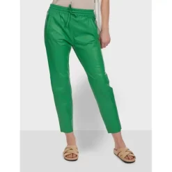 OAKWOOD Pantalons^Gift Vert - Pantalon Jogpant Cuir Veritable